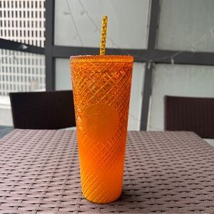 2022 Starbucks Orange Mango Venti Tumbler 24oz